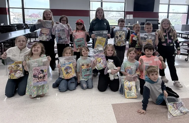 Hamilton County 4-H Clover Kids create care packages for hospital